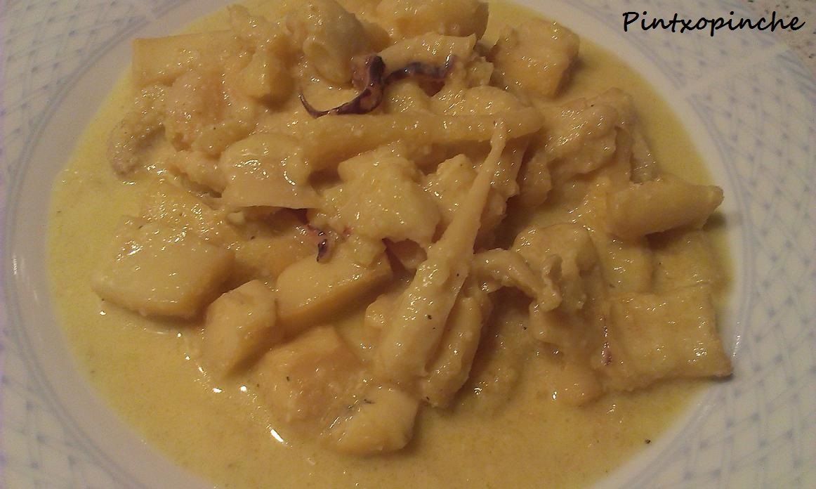 JIBIA EN SALSA DE ALMENDRAS SIN GLUTEN