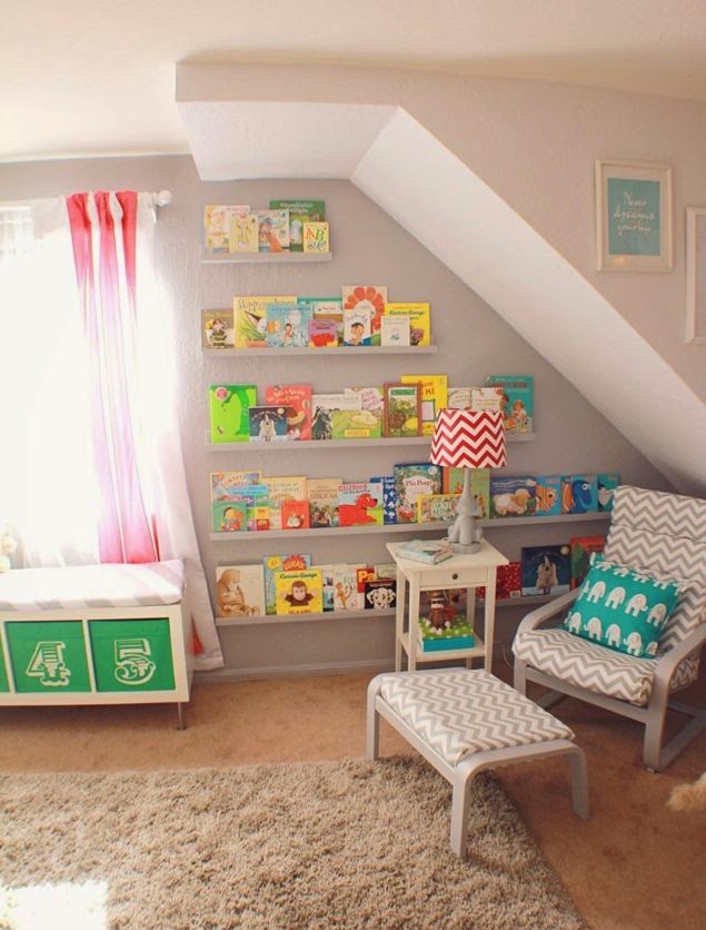 Cómo guardar los Libros en un Dormitorio de Niños Ideas muy Creativas