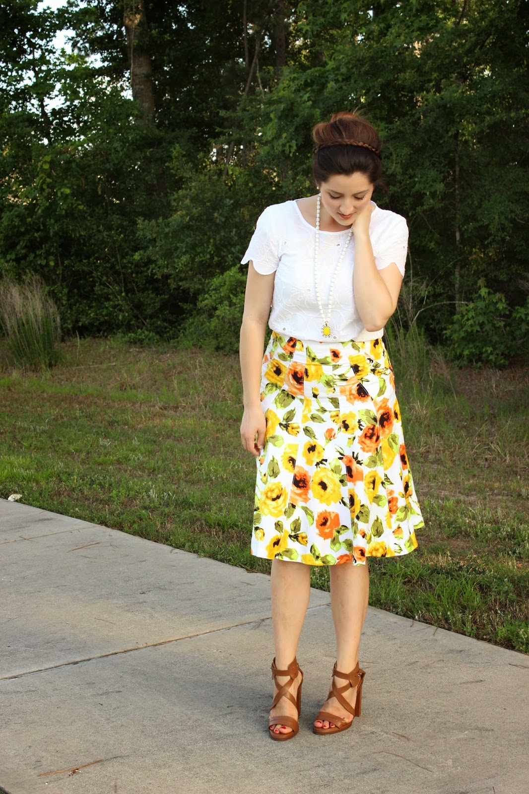 Sweet Sunlight Style: Florals and Heels