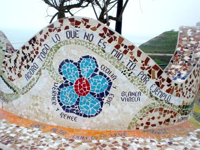 Parque de los Enamorados Imagen de una flor en el Parque e los Enamorados