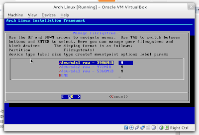 configure mountpoint AIF 1