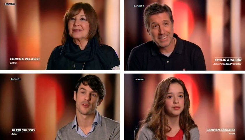 Cuatro generaciones de actores en España en serie, Compañeros, Médico de familia, Ángel o demonio, Al salir de clase, España en serie