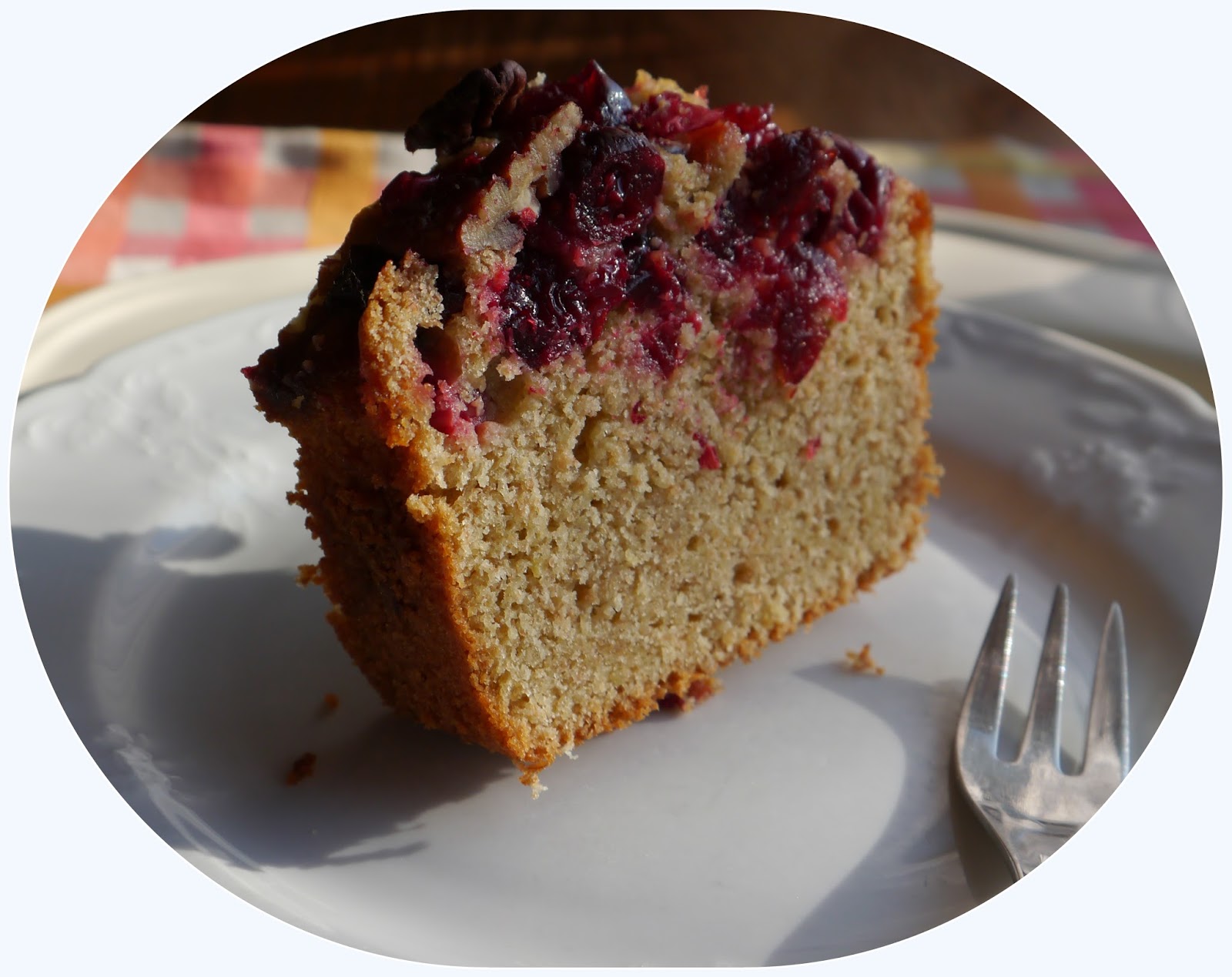 auchwas: Cranberry-Einkorn-Kuchen mit Pekannüssen zum Sonntag