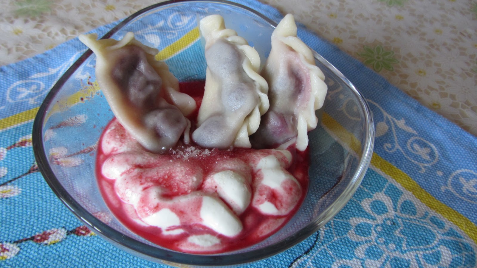 Вареники с вишней