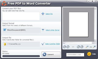 Free PDF TO Word Converter