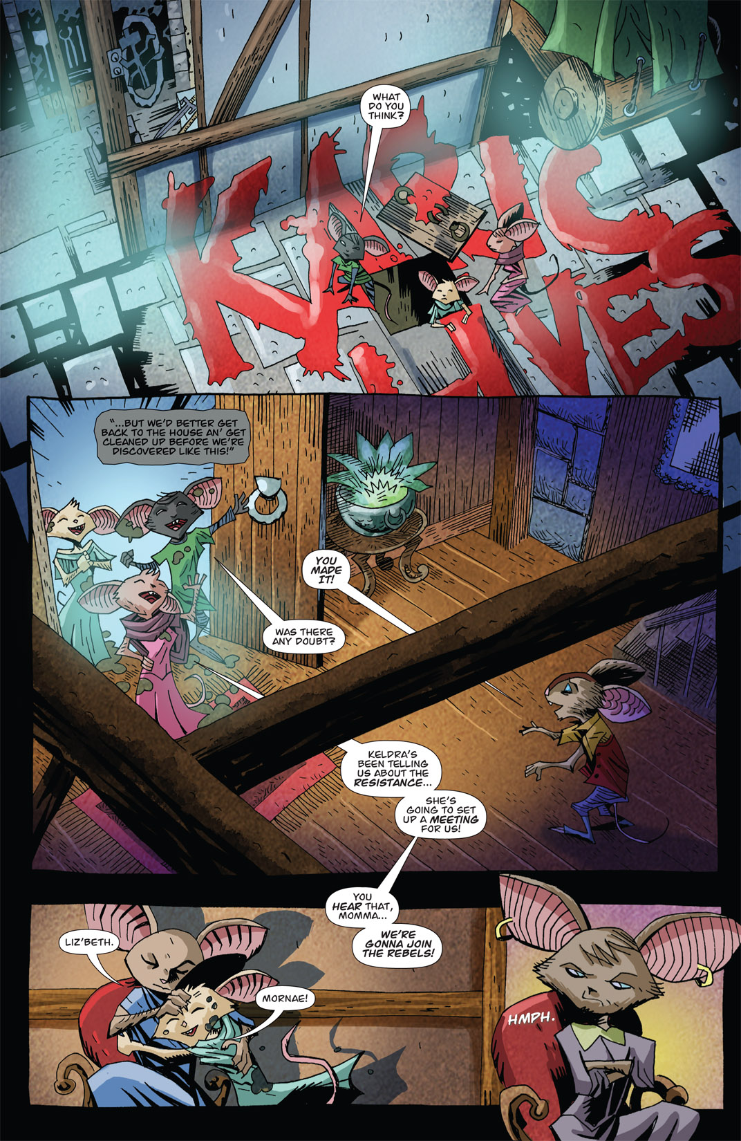 Read online The Mice Templar Volume 3: A Midwinter Night's Dream comic -  Issue #3 - 18