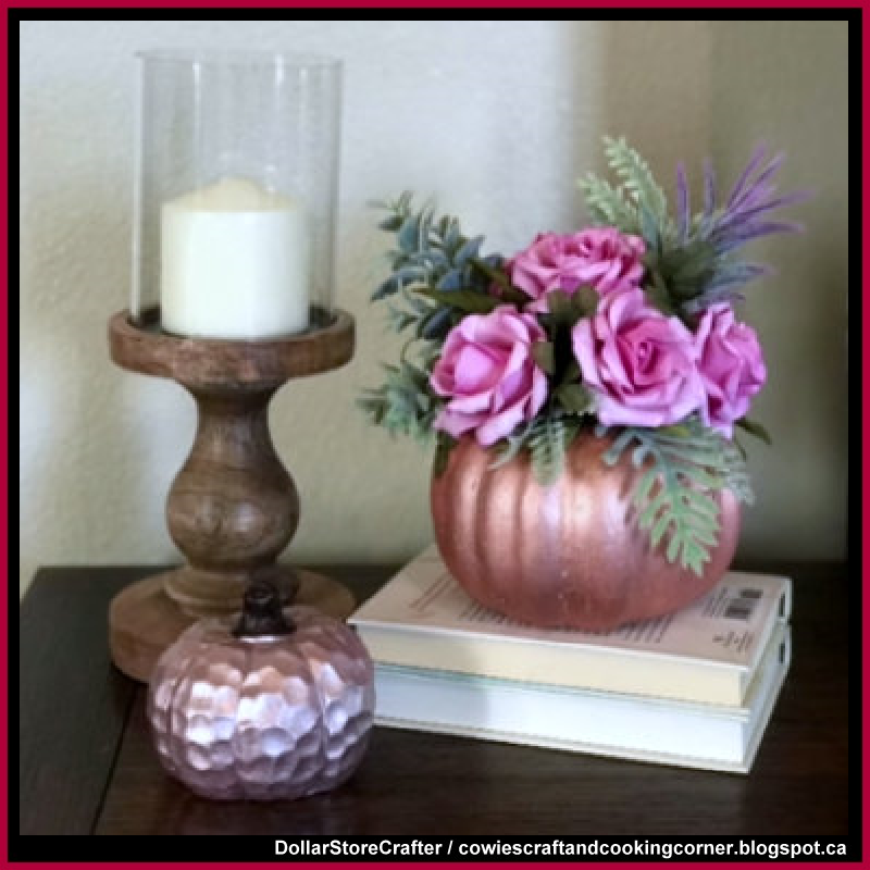 Dollar Store Crafter Use Dollar Tree Pumpkins And Give Them A Glam