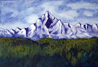 Painting of an Imaginary Mountain