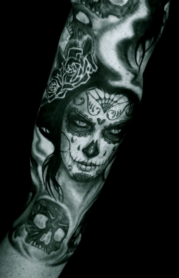 Gallery Funny Game Day Of The Dead Tattoo Designs