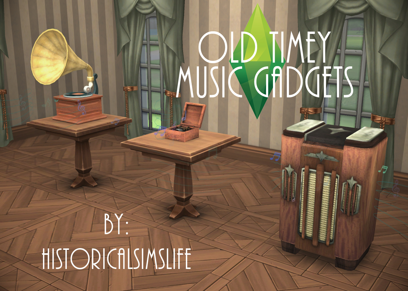 TS4 Old Timey Music Gadgets History Lover's Sims Blog