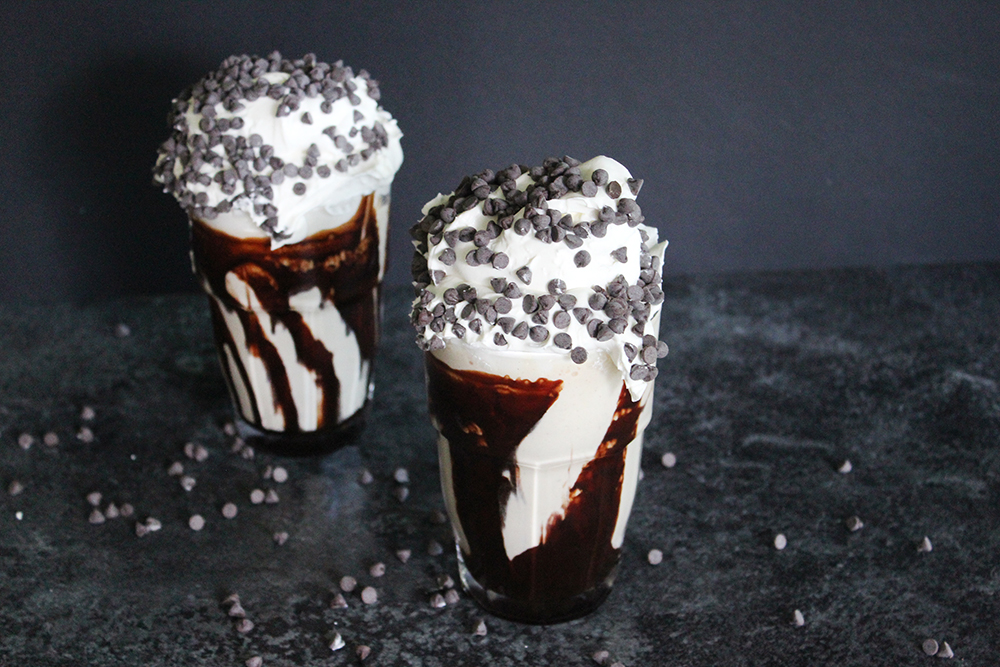 Southern Mom Loves MONSTER Peanut Butter Brownie Milkshake