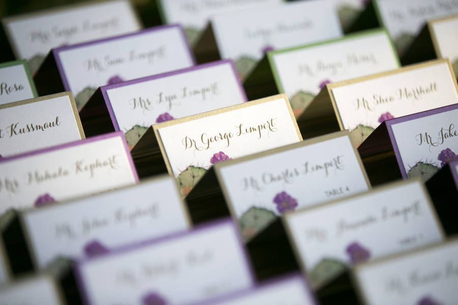 Purple Desert Botanical Garden Wedding Purple Desert Botanical Garden Wedding