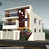 2220 square feet 4 bedroom flat roof Tamilnadu home