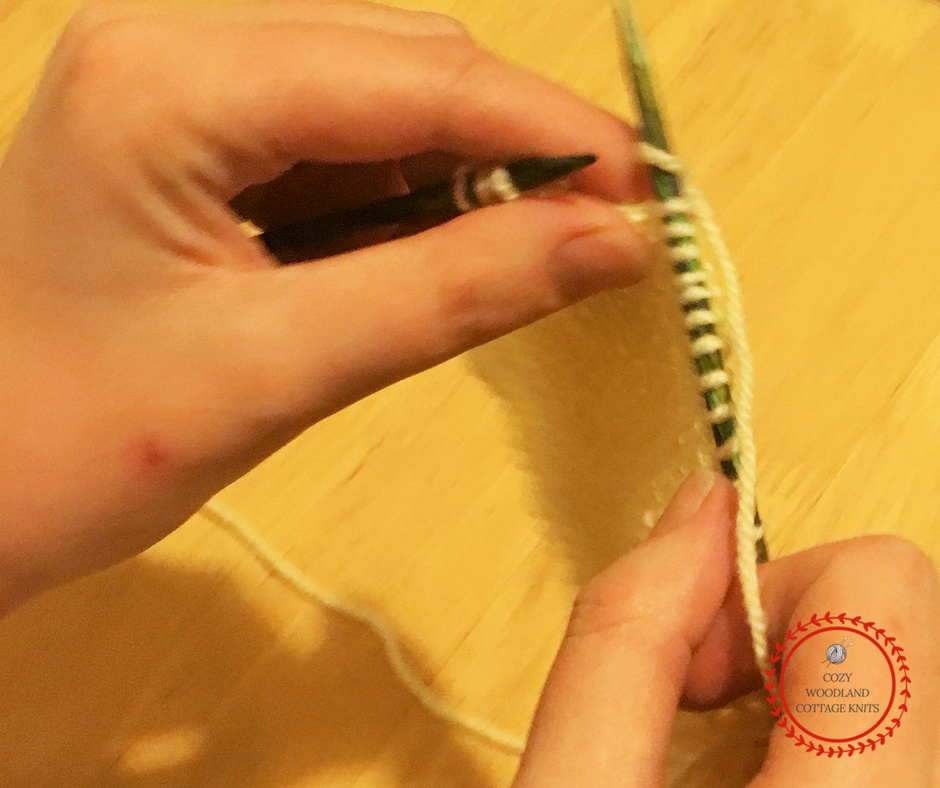 Cozy Woodland Cottage Knits How to do a yarn forward (yfd) in 5 easy steps