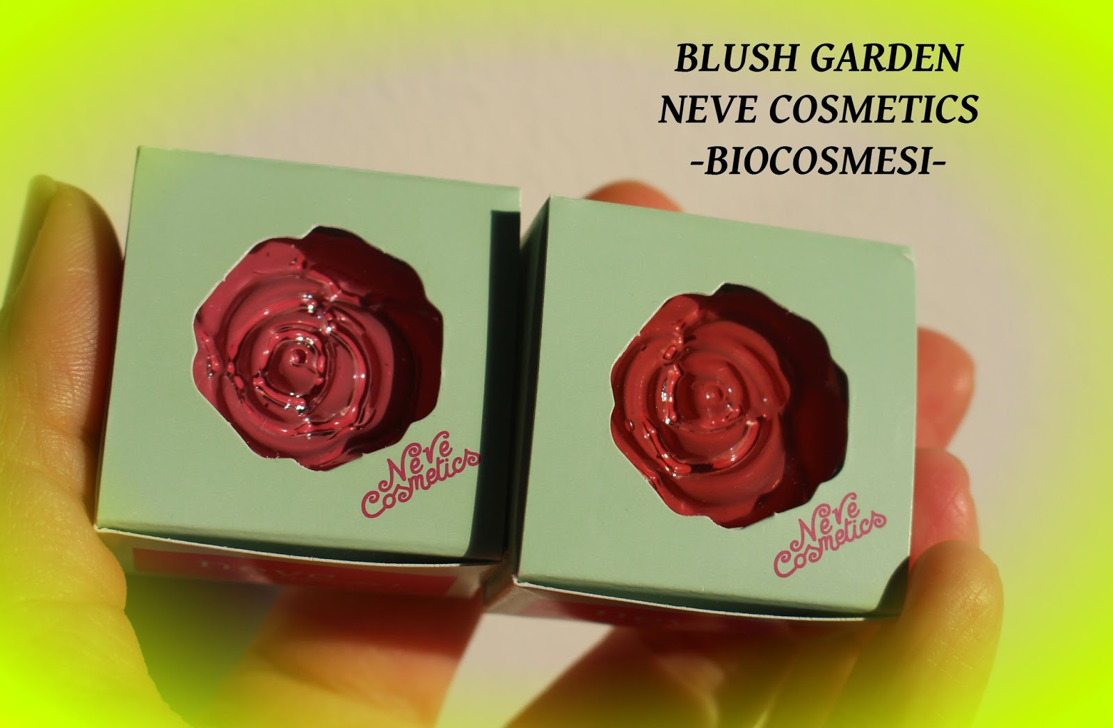 BIOCOSMESI BLUSH GARDEN NEVE COSMETICS