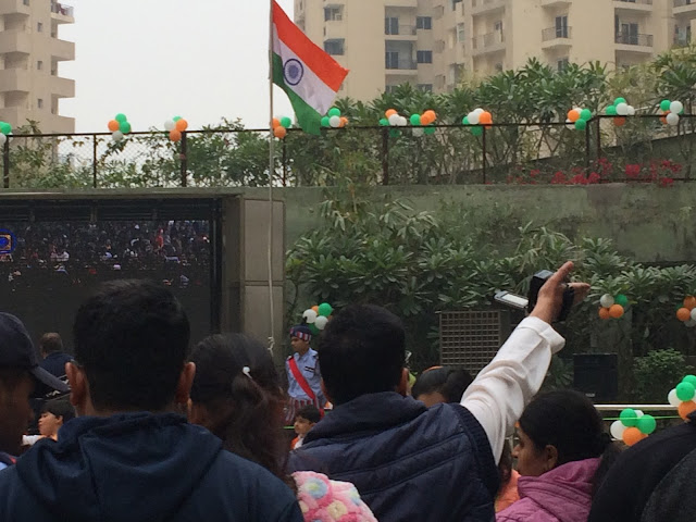 Residents of Paramount Floraville celebrated Republic Day