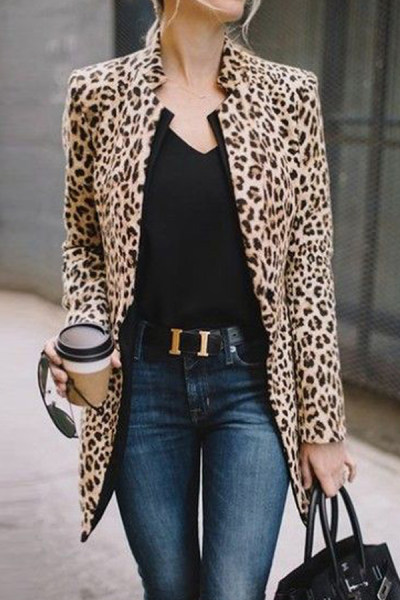 Leopard Printed Outerwear