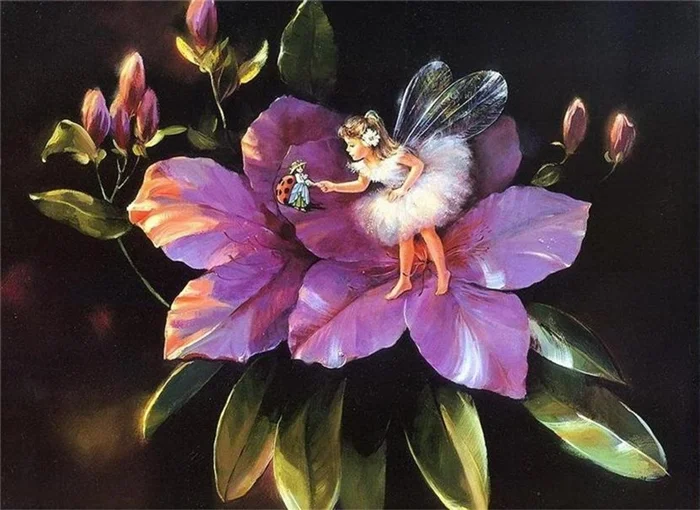 Mary Baxter St. Clair | American Magical Fantasy painter | The Secret Gardens