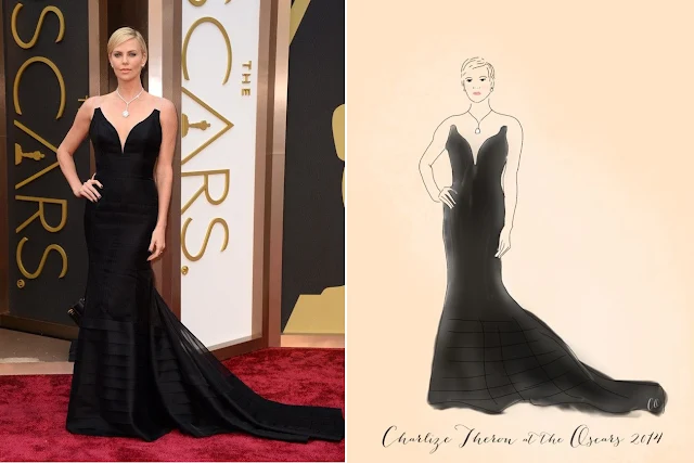 Charlize Theron in Christian Dior Couture – Oscars 2014