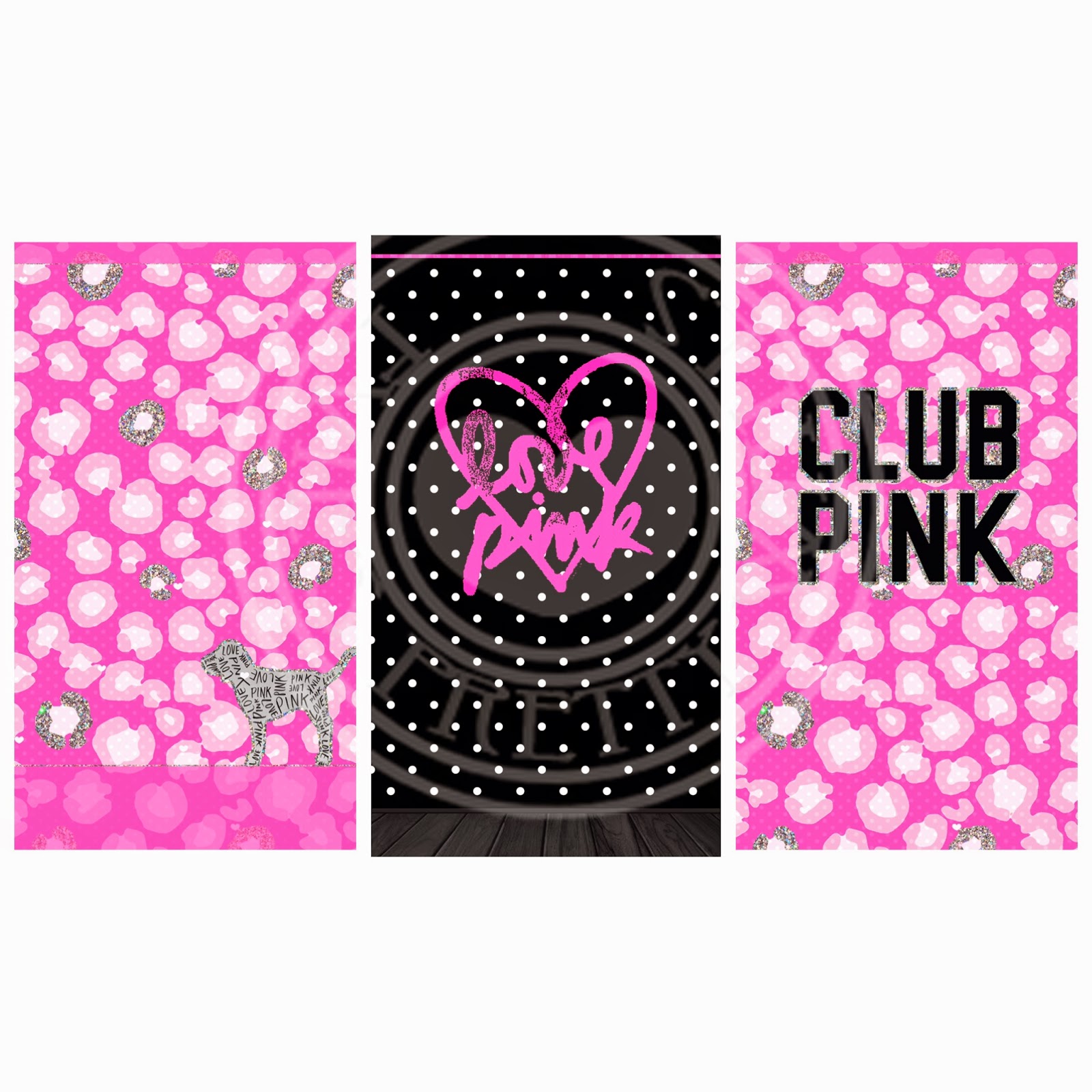 Pretty Walls PINK NATION 15 PIECE WALLPAPER SET