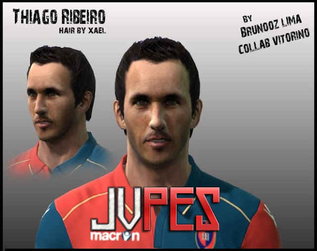 Face+de+Thiago+Ribeiro+do+Cagliari+para+PES+2011