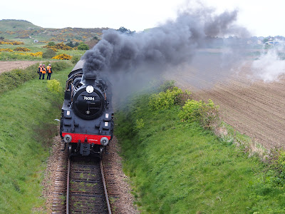 View from bridge crossing on the track to the coast