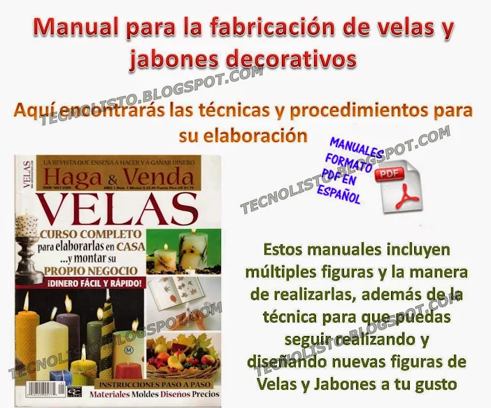 "curso fabricacion de velas y jabones"