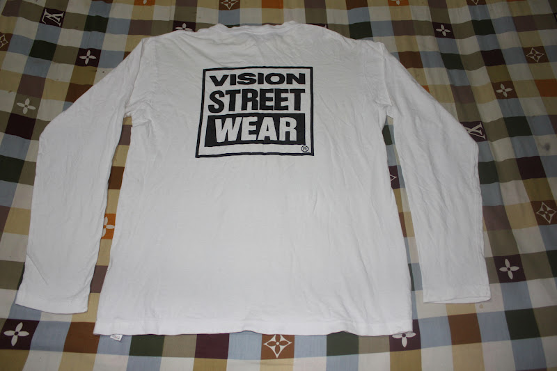 White Trash VISION STREET WEAR SKATEBOARD LONGSLEEVE SHIRT