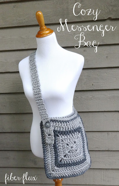 crochet messenger bolsa pattern