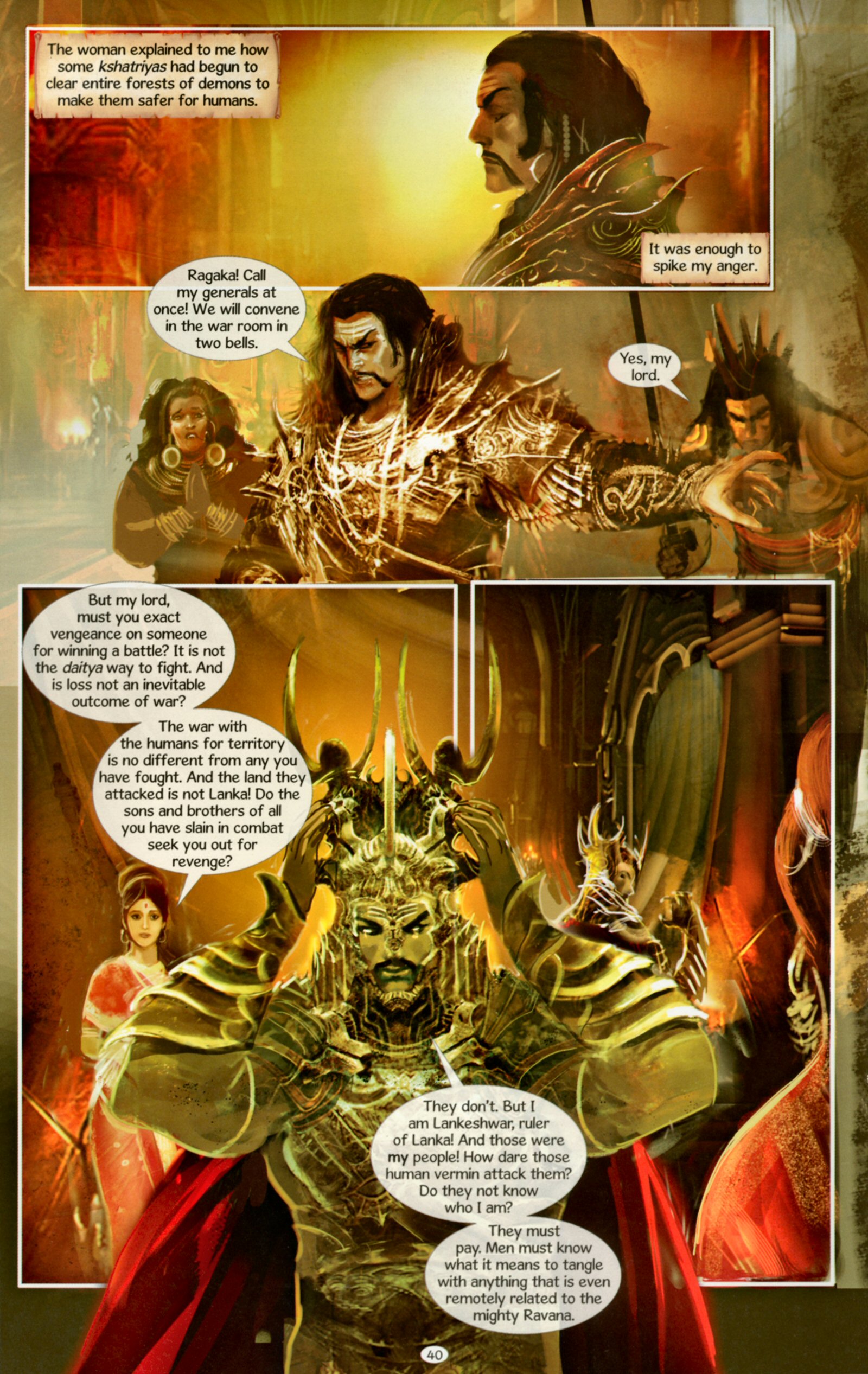 Read online Ravana: Roar of the Demon King comic -  Issue # Full - 44