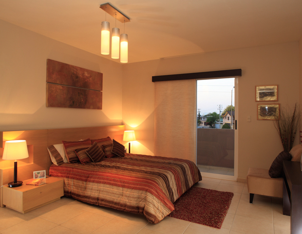 Elegante decoración de dormitorio