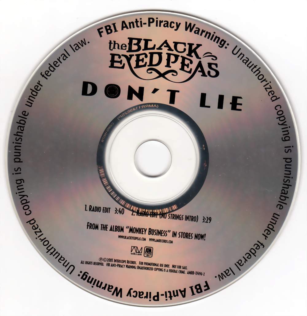 highest level of music Black Eyed Peas Don't Lie(Promo_CDS)2005hlm