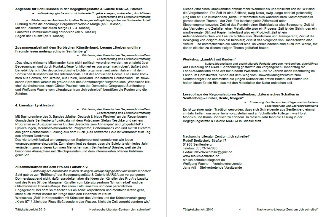 Nachwuchs Literatur Zentrum Ich Schreibe E V Marz 2018