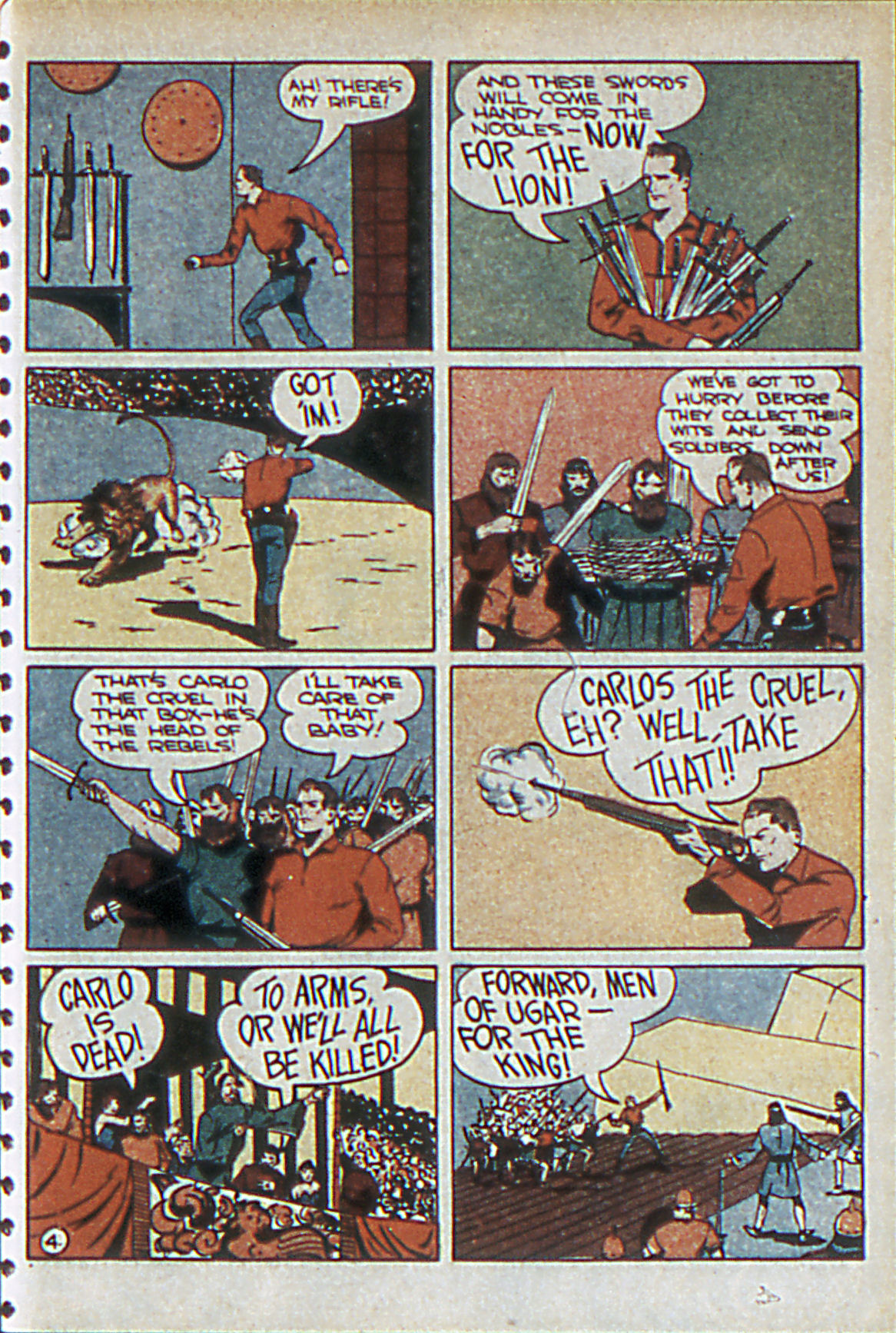 Read online Adventure Comics (1938) comic -  Issue #55 - 36