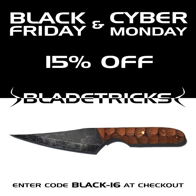 BLADETRICKS BLACK MONDAY CYBER FRIDAY KNIFE SALE