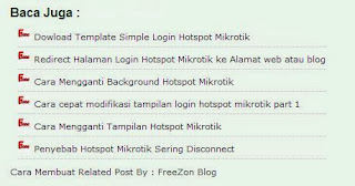 cara membuat artikel terkait atau related posts di blog