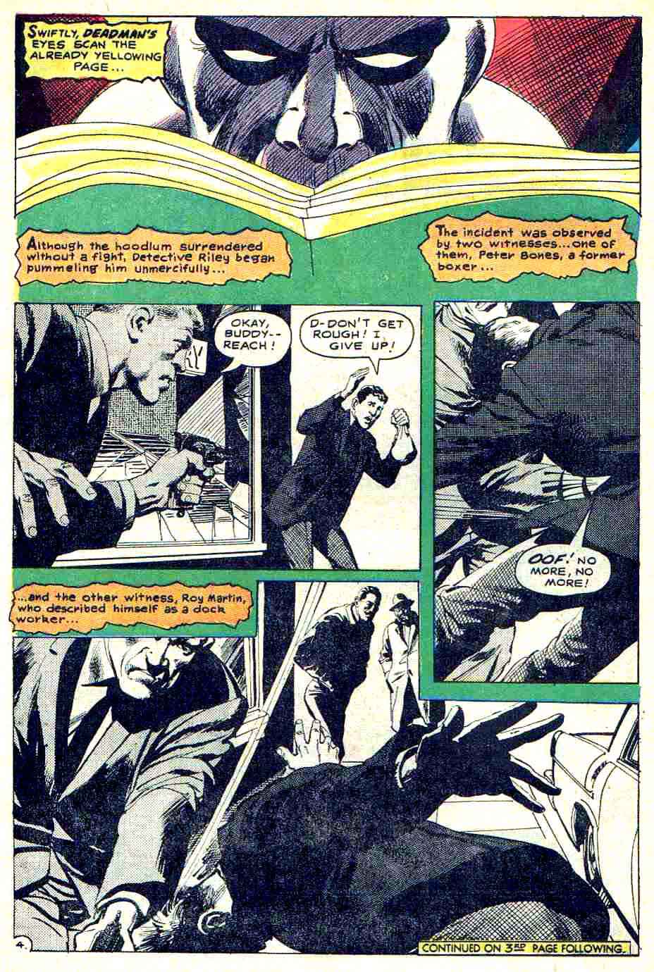 Strange Adventures v1 #210 dc 1960s silver age comic book page art by Neal Adams