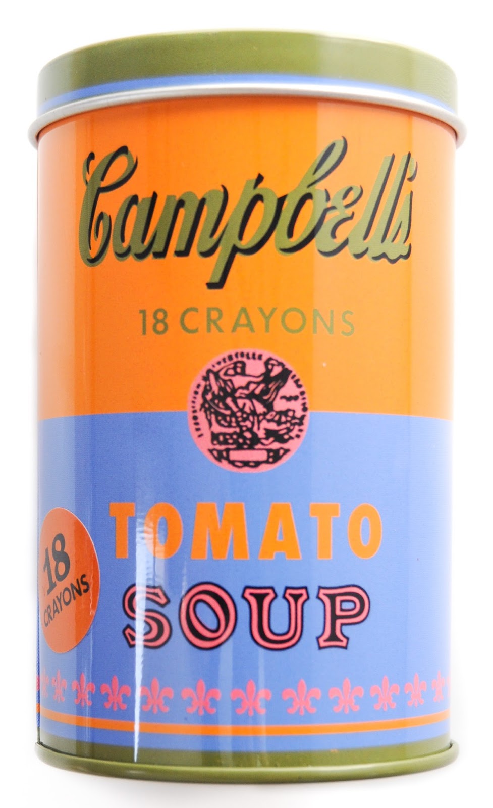 Andy Warhol Tomato Soup Crayons What's Inside the box Jenny's Crayon