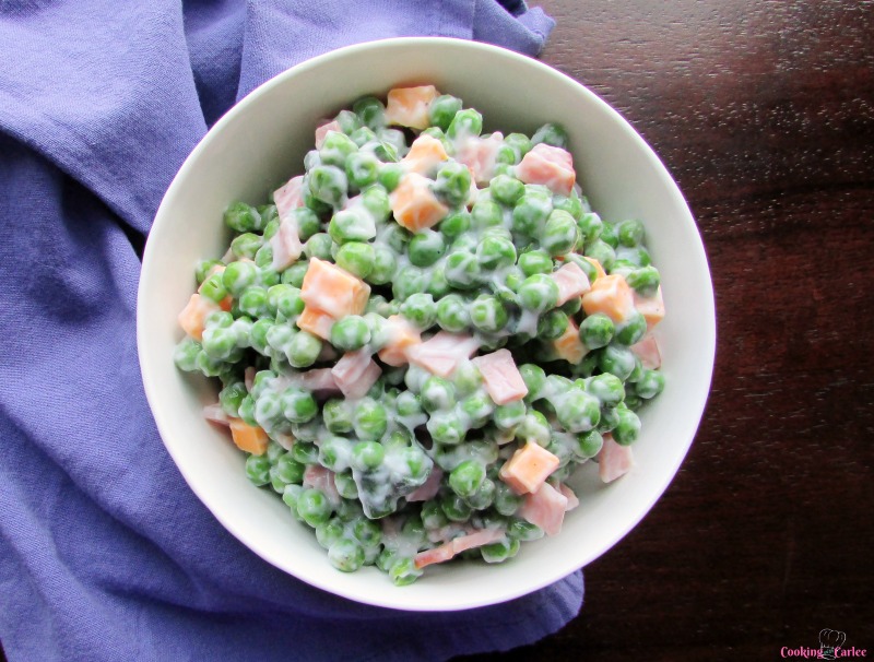 Cooking With Carlee Lightened Up Spring Pea Salad