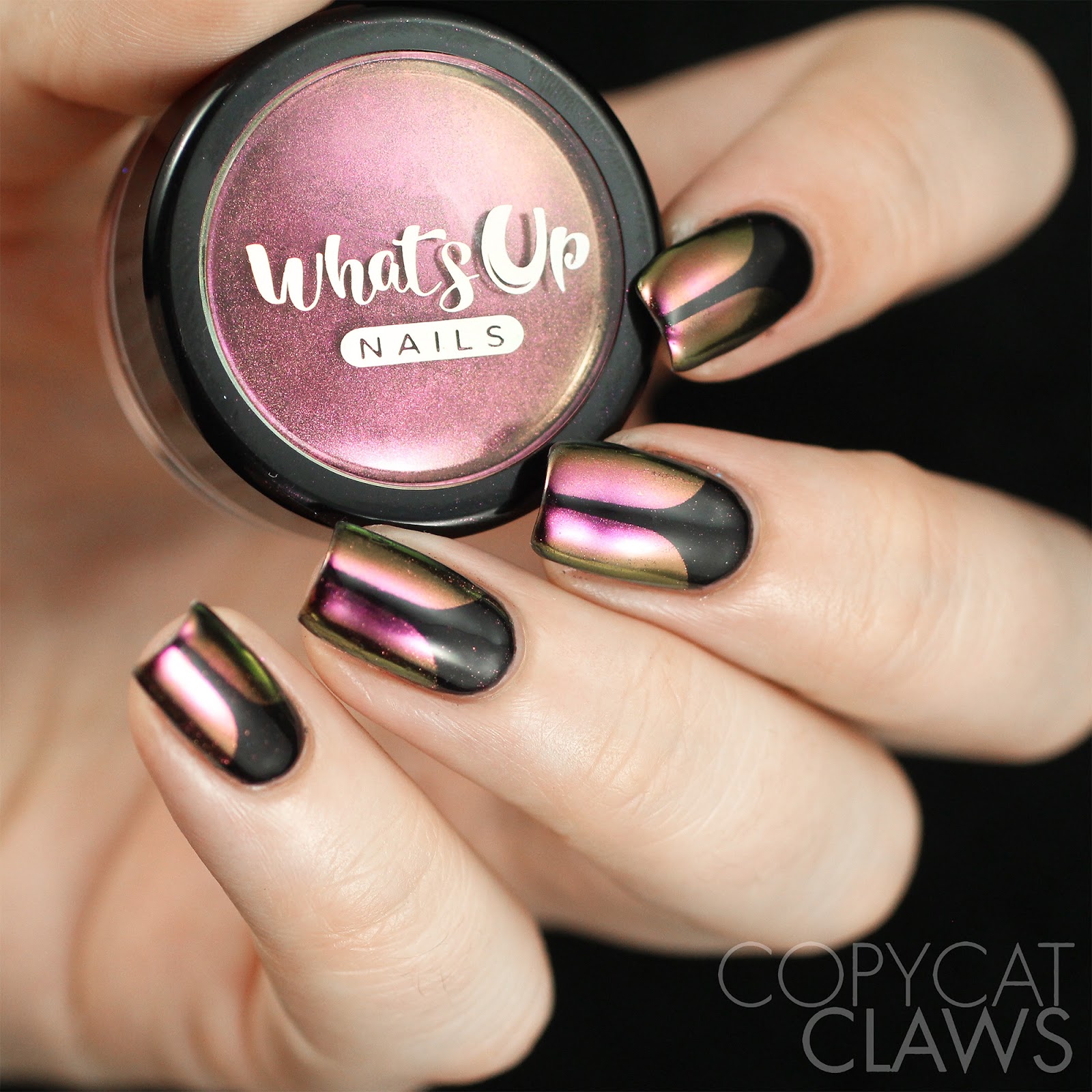 Copycat Claws: Whats Up Nails Fairy Powder and Holographic Flakies