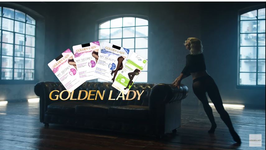 Chi sono le 3 Modelle di Goldenlady pubblicità calze my secret con ballerina e Divano nero con Foto - Testimonial Spot Pubblicitario Goldenlady 2016