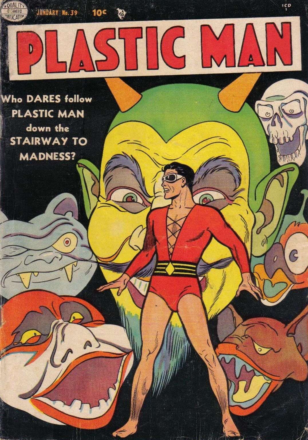 Read online Plastic Man (1943) comic -  Issue #39 - 1
