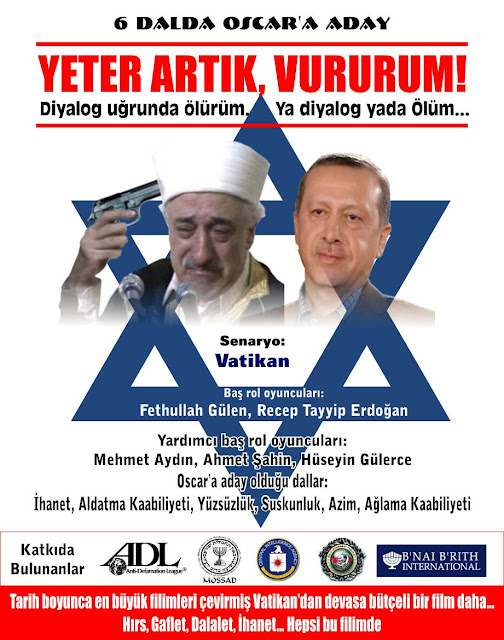 Dinler arası diyalog konusunda yeni bir yapıt: YETER ARTIK, VURURUM!  Fethullah Gülen - Recep Tayyip Erdoğan