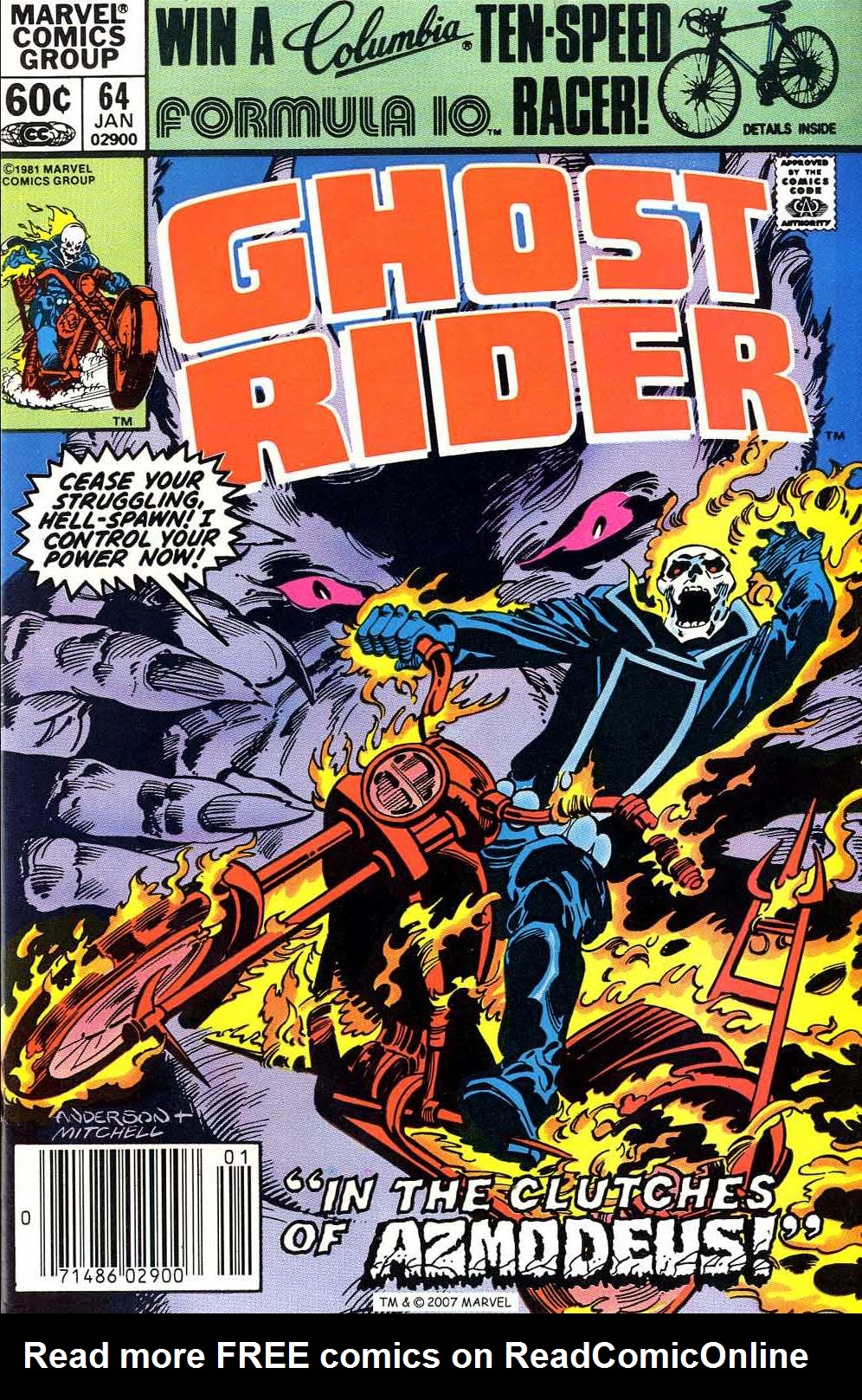 Read online Ghost Rider (1973) comic -  Issue #64 - 1