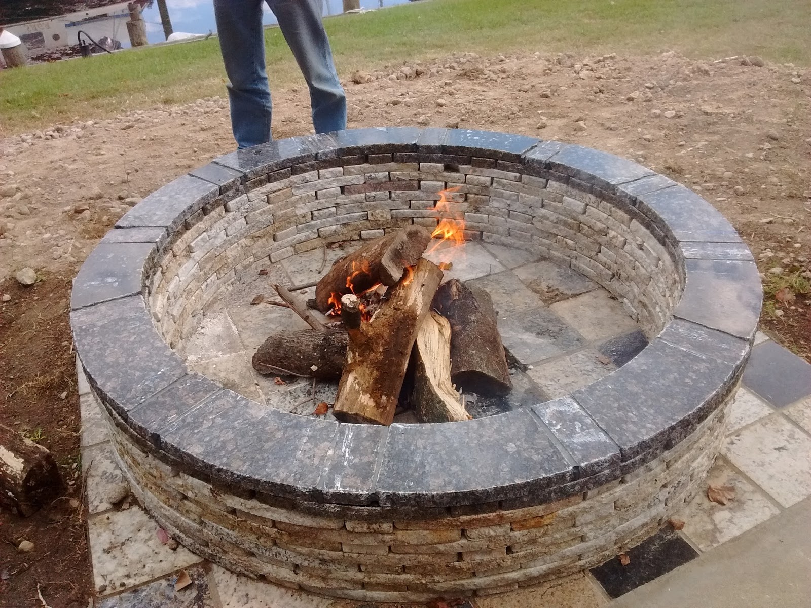 new fire pit