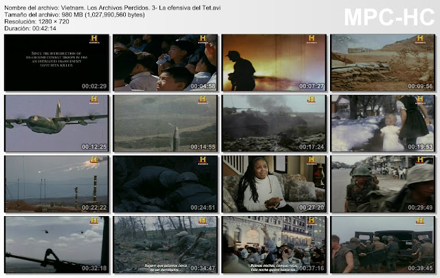 History|Vietnam Los Archivos perdidos|6/6|DVDRip|6GB|MEGA