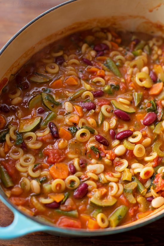 This classic Italian recipe is a family favorite. My hearty minestrone soup is packed full of veggies and lots of flavor!