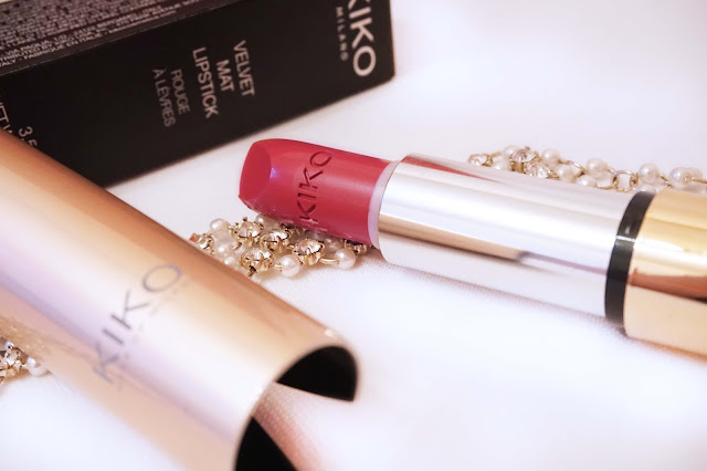 Lipstick Kiko Velvet Mat Strawberry Pink