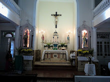 Altar da Capela: " Introibo ad Altare Dei.