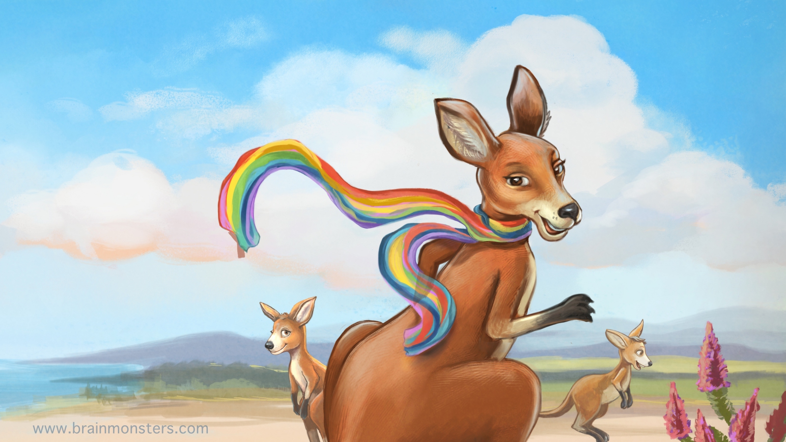 klinarts: Kangaroo Tale, Children's Book Illustration
